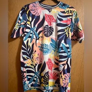 Good Vibes floral jersey